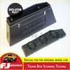 Black plastic large-capacity left trunk storage box with silver latches for original toyota fj cruiser model cars