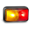 LED Autolamps Side Marker Light LED Red/Amber 12/24V 58ARM