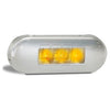 LED Autolamps Side Marker Light LED Amber 12/24V Chrome
