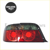 Led and crystal red circular led taillight with black housing and clear lens for toyota chaser jzx100 back side
