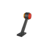 LED Autolamps Side Marker Stalk Lamp L/H Red/Amber Square