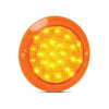 LED Autolamps Indicator Lamp Amber Round 130mm 12V 102A