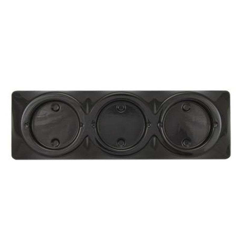 LED Autolamps Black Housing Triple 440mm (Suits 102