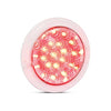 LED Autolamps Stop/Tail 21-LED Lamp 12/24V Round w/Clear