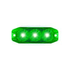 LED Autolamps Green Emergency Lamp SAE J595 Class 1 89mm