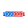 LED Autolamps Red/Blue Flash Emergency Lamp SAE J595