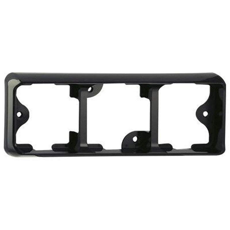 LED Autolamps Black Bracket (Suits 3x 125 Series Lights)
