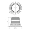 LED Autolamps Beacon Light LED Amber IP67 11/48V Fixed