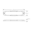 LED Autolamps Reverse LED Lamp 12/24V Screw Surface Mount