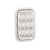 LED Autolamps Reverse 16-LED Light 12/24V w/ Clear Lens