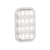 LED Autolamps Reverse 16-LED Light 12/24V w/ Clear Lens