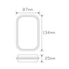 LED Autolamps Reverse 16-LED Light 12/24V w/ Clear Lens