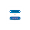 LED Autolamps Super Small Courtesy Lamp Blue 58x16x13mm