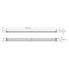 LED Autolamps Awning Lamp Silver 12V 20cm Cable Blister