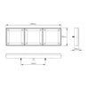 LED Autolamps Stop/Tail/Reverse LED Light Kit w/