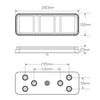 LED Autolamps Stop/Tail/Indicator/Reflector Light LED