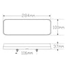 LED Autolamps Stop/Tail/Indicator/Reverse LED Light LHS &