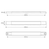 LED Autolamps Front Indicator/Park Light with Chrome