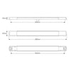LED Autolamps Slimline/Low Profile Reverse 24-LED Lamp