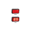 LED Autolamps Rear Marker with 30cm Cable Red 58x35x19mm
