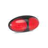 LED Autolamps Rear Marker with Black Bezel Red 70x36x20mm