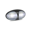 LED Autolamps Front Marker with Black Bezel Clear