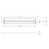 LED Autolamps Stop/Tail/Indicator LED Light 12V 380BAR12