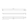 LED Autolamps Stop/Tail Strip Square 18-LED Lamp 12V