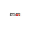 LED Autolamps Side Marker with Black Base Red/Amber