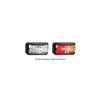 LED Autolamps Side Marker with Black Base Red/Amber