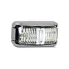 LED Autolamps Side Marker with Chrome Base Red/Amber