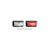 LED Autolamps Rear Marker with Black Base Red 74x38x35mm