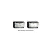 LED Autolamps Front Marker with Black Base White