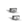 LED Autolamps Front Marker White 50x25x21mm 12-24V Twin