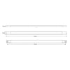 LED Autolamps Indicator Lamp 533 x 25mm 12V 530AC12B