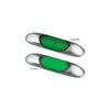 LED Autolamps Interior Light with Chrome Frame 10W Green
