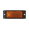 LED Autolamps Reflector Amber w/Mounting Bracket (Pack of