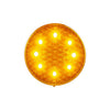 LED Autolamps Indicator Lamp Round Coloured Lens 80mm 12V