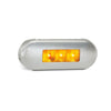 LED AutoLamps Side Marker with Stainless Steel Bezel