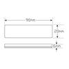LED Autolamps Reflex Reflector Amber 9020A