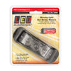 LED Autolamps Red Emergency Lamp with Strobe 112mm 90RM