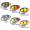 LED Autolamps Twin Function Side Indicator with Red/Amber