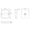 LED Autolamps Stop/Tail/Indicator LED Light 1.1m Cable