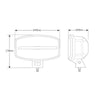 LED Autolamps ECE R112 Approved Driving Light with ECE R7