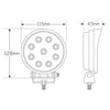 LED Autolamps High-Powered Flood Lamp Round FL2