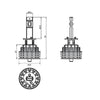 LED Autolamps H1 Single Beam Headlight Kit Twin Pack