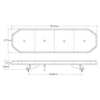 LED Autolamps Emergency Light Bar Amber LED with Clear