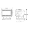 LED Autolamps Remote Control Search Light with 360°