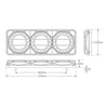 LED Autolamps Stop/Tail/Indicator/Reflector LED Maxilamp