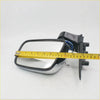 Chrome finished side view mirror with black plastic mount and wiring for electric led door mirror toyota hilux 97 05
